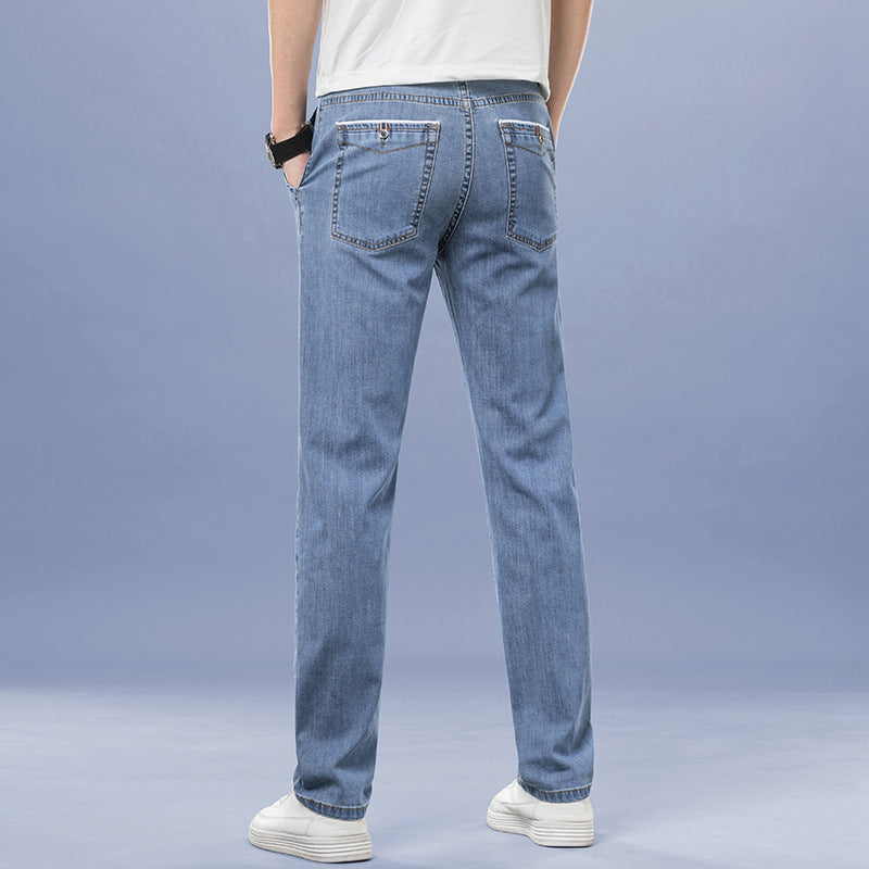Loose Straight Men's Jeans Simple And Popular GlamzKart