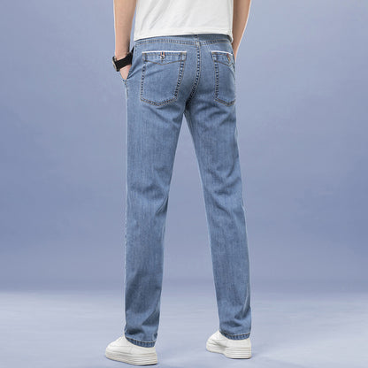Loose Straight Men's Jeans Simple And Popular GlamzKart