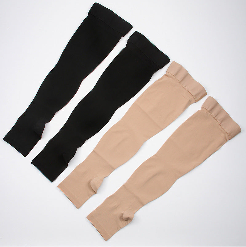 Long Tube Over The Knee Sports Compression Leg Warmer Stretch Socks GlamzKart