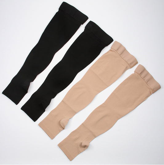 Long Tube Over The Knee Sports Compression Leg Warmer Stretch Socks GlamzKart
