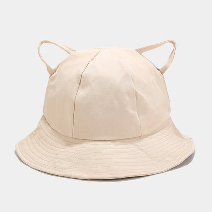 Japanese Style Artistic Sun Hat Summer Leisure Bucket Hat Tide Khaki M GlamzKart