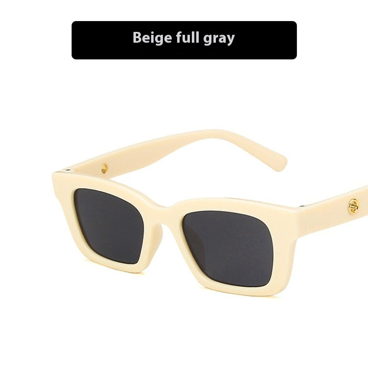 Advanced Ins UV Protection Sun-proof Sun Glasses Picture Beige Gray GlamzKart