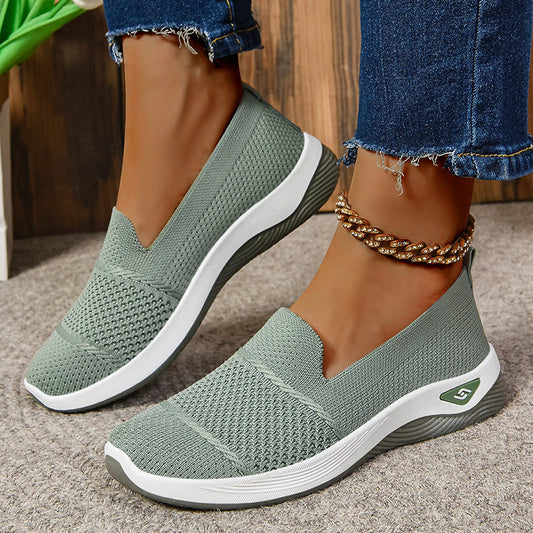 Shoes Soft Bottom Comfortable Old Beijing Cloth Shoes Shallow Mouth GlamzKart