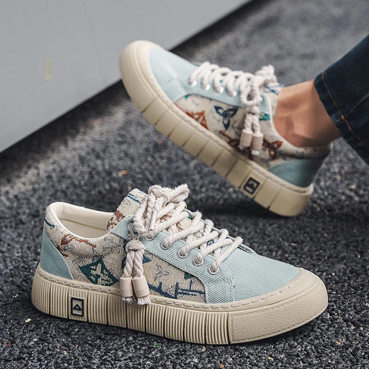 Trendy Wild Four Seasons Canvas Sneakers GlamzKart