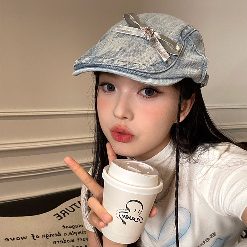 Original Diy Bow Advance Hats Female Summer GlamzKart