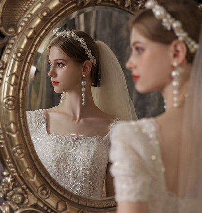 Temperament Bride Retro Super Fairy Mori Style Dream Wedding GlamzKart
