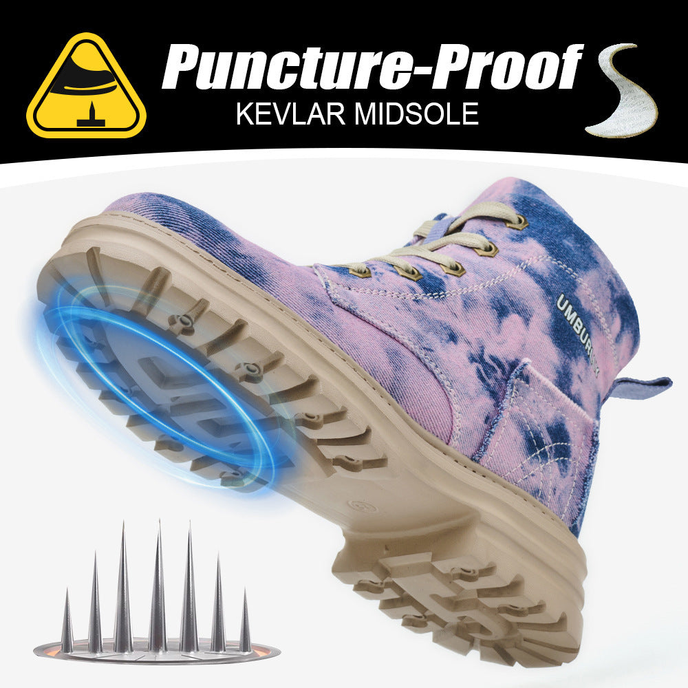 Women's Comfortable Breathable And Anti Smashing Safety Shoes GlamzKart