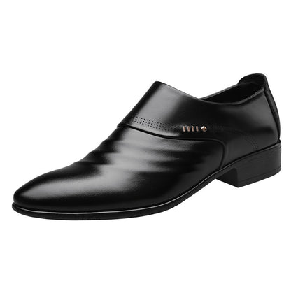 Casual Pointed Toe Leather Shoes Men GlamzKart