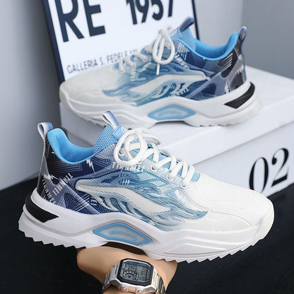 Spring Student Sports Casual Mesh Clunky Versatile Trendy Shoes Breathable Shoes Men GlamzKart