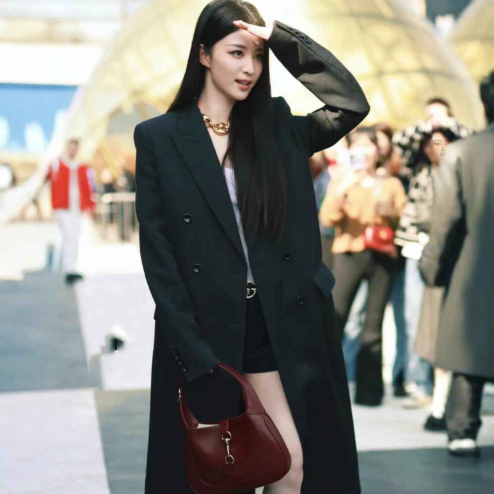 High-grade Double-sided Cashmere Wool Women's Suit Jacket