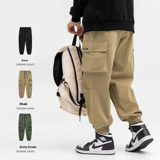 Men's Loose Tappered Cargo Pants Fashion GlamzKart