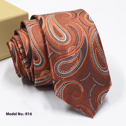 Fashion Exquisite Jacquard Tie Wedding Groom R16 GlamzKart