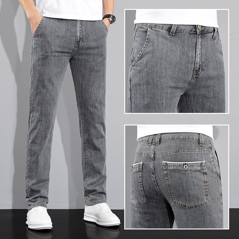 Versatile Stretch Korean Style Slim Fit Trousers GlamzKart