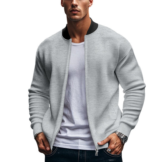 Long-sleeve Zipper Baseball Uniform Coat Jacket GlamzKart