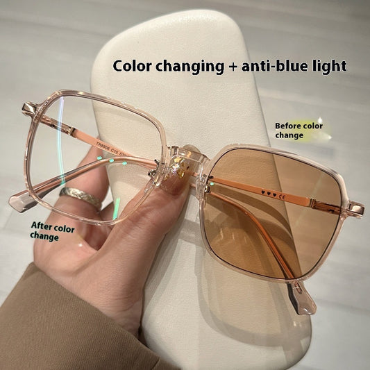 New Fashion Personality Color Changing Glasses Women GlamzKart