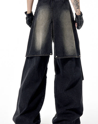 Original Niche Deconstruction Worn Jeans GlamzKart
