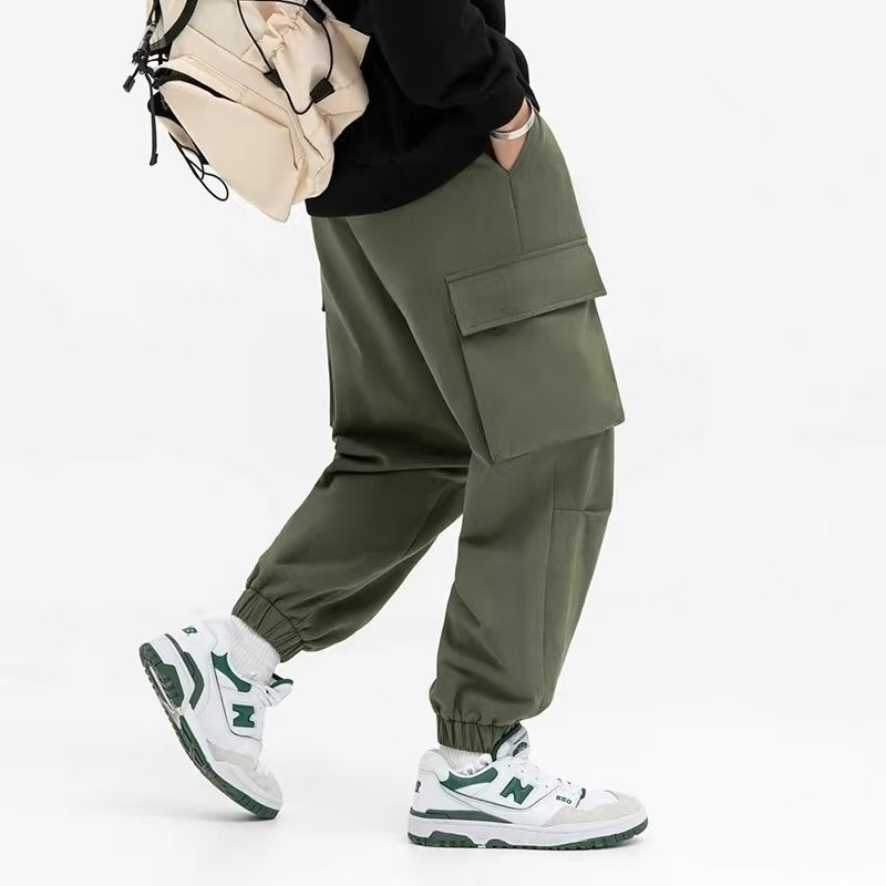 Men's Loose Tappered Cargo Pants Fashion GlamzKart