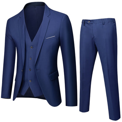 Men's Suit Set Two-piece Korean Style GlamzKart