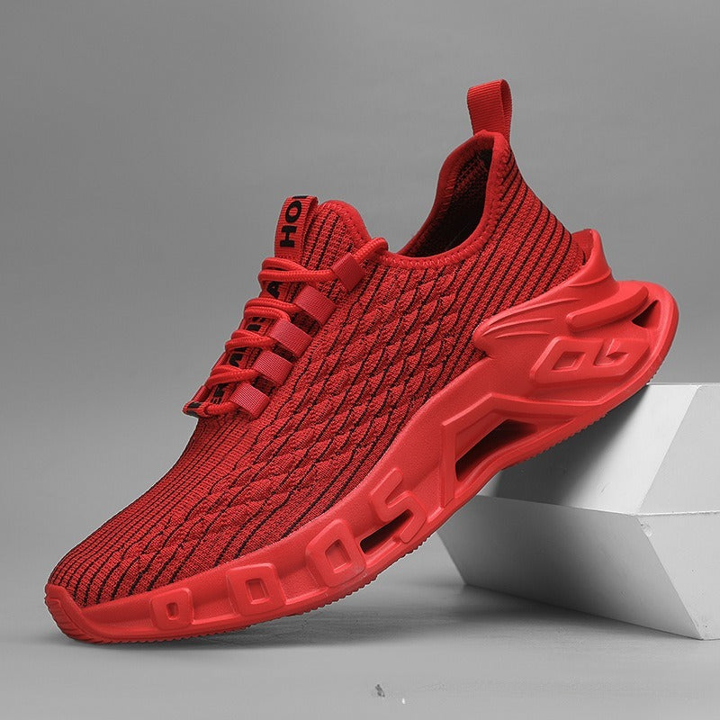 Plus Size Breathable Mesh Surface Popular Leisure Sports Running Blade Men's Shoes GlamzKart