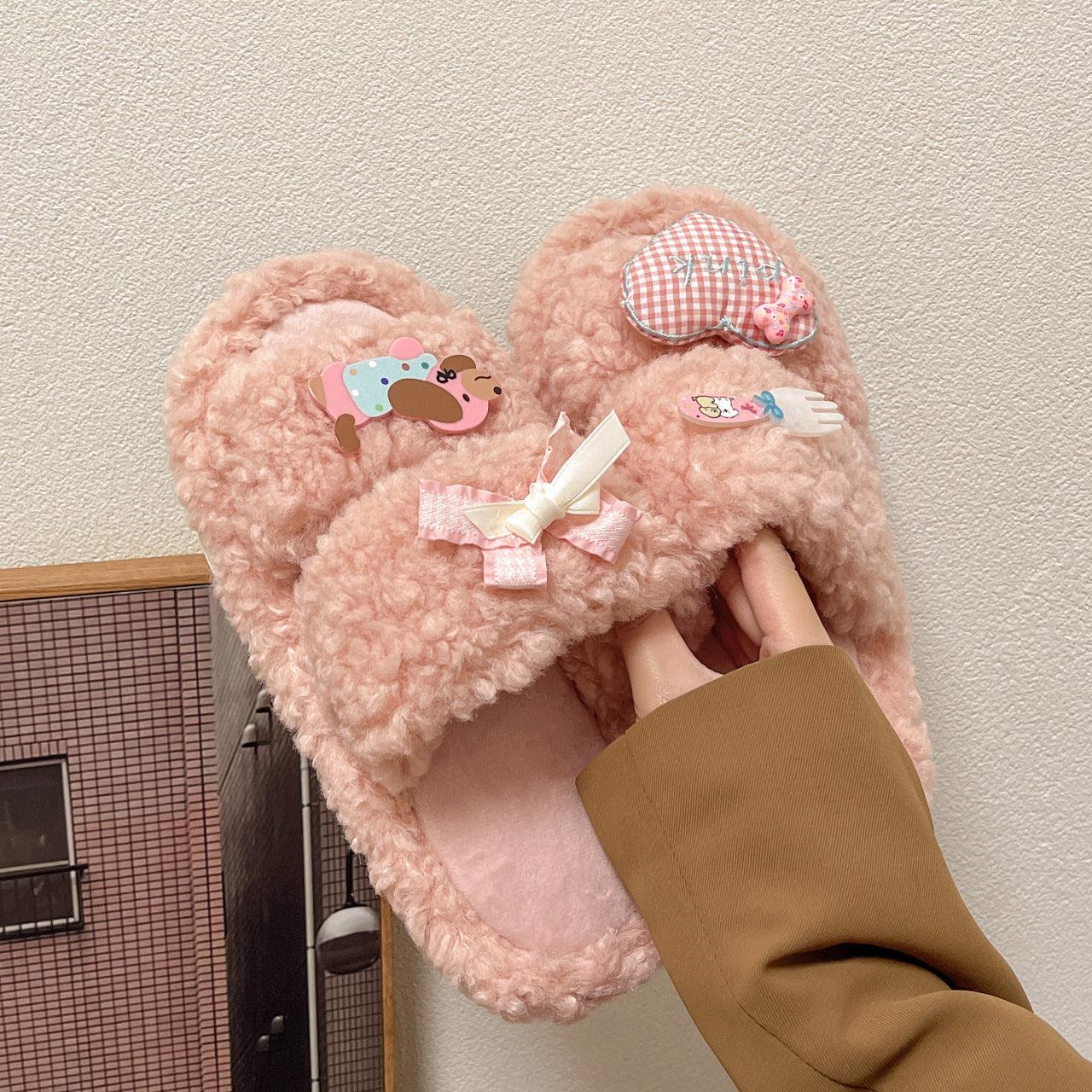Women's Personalized Cartoon Flip-flops Pink GlamzKart
