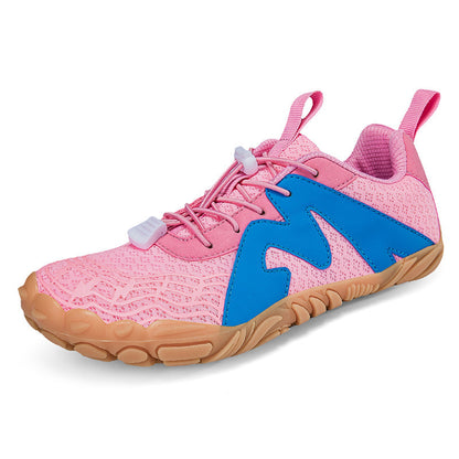 Breathable And Lightweight Outdoor Hiking Shoes A83 Pink GlamzKart