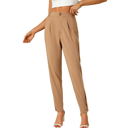 Loose And Comfortable Work Business Formal Wear Suit Pants GlamzKart