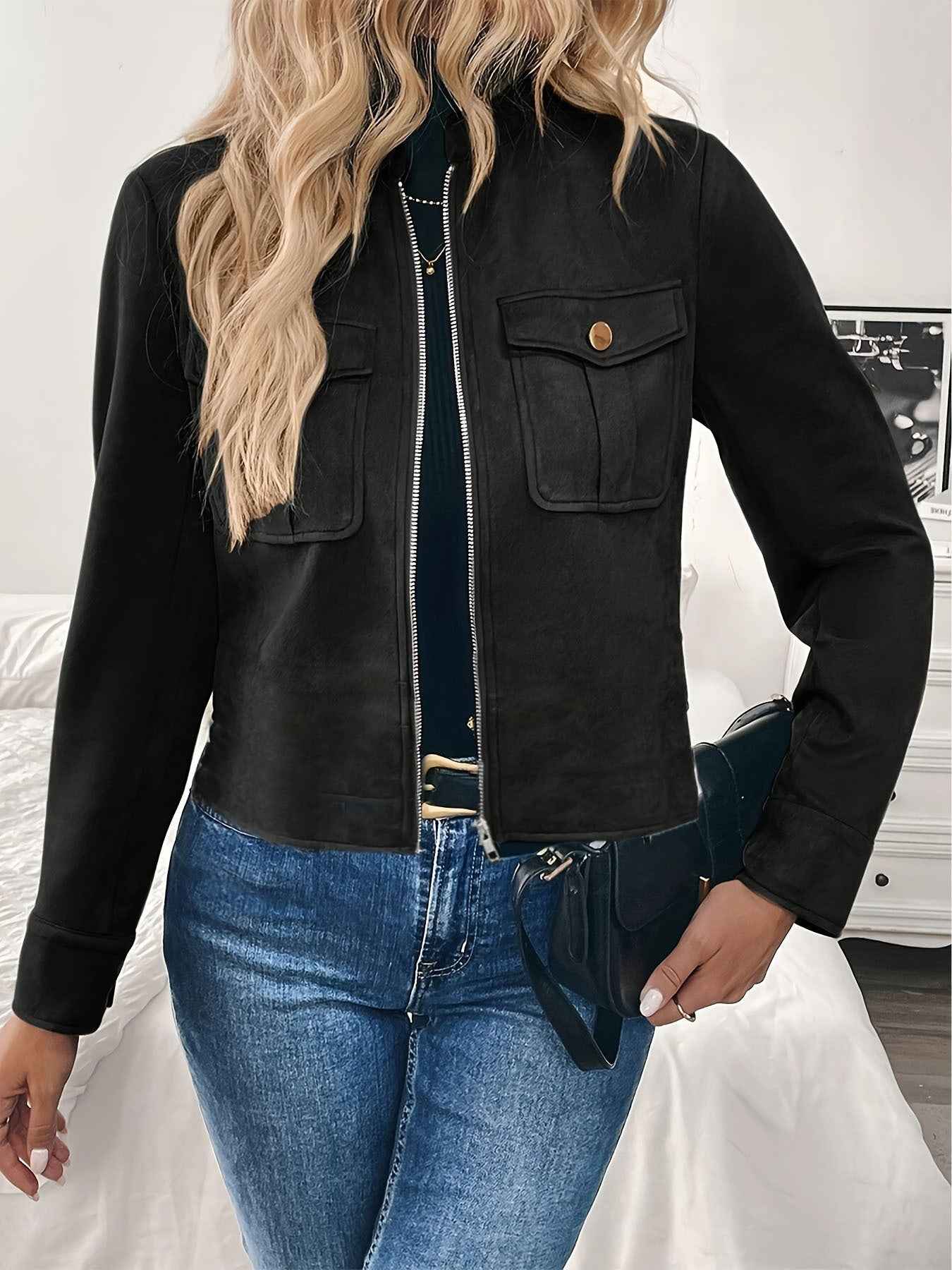 All-match Light Luxury Short Fashionable Coat Jacket