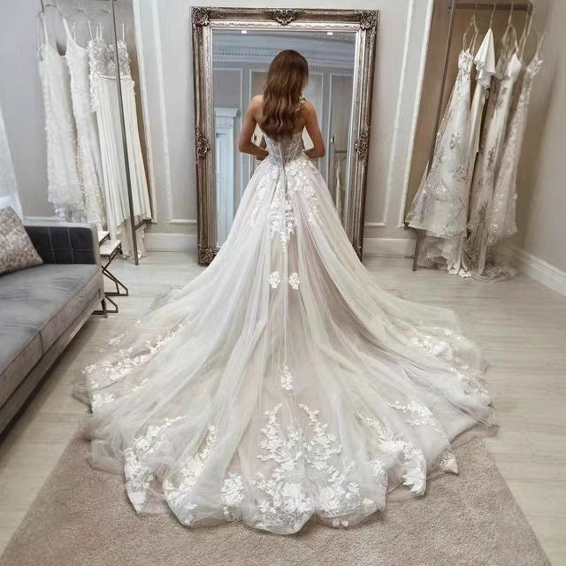 Bridal Lace Tube Top Main Yarn Heavy Industry Advanced GlamzKart