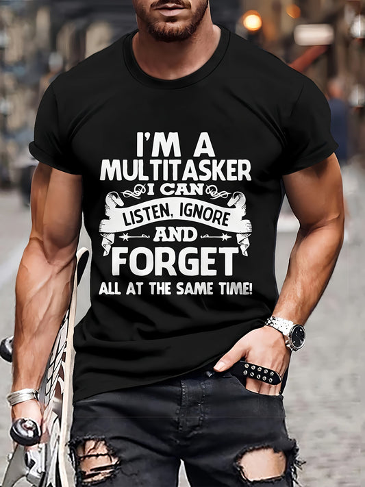 Men's Fashion 3D T-shirt Casual Loose GlamzKart