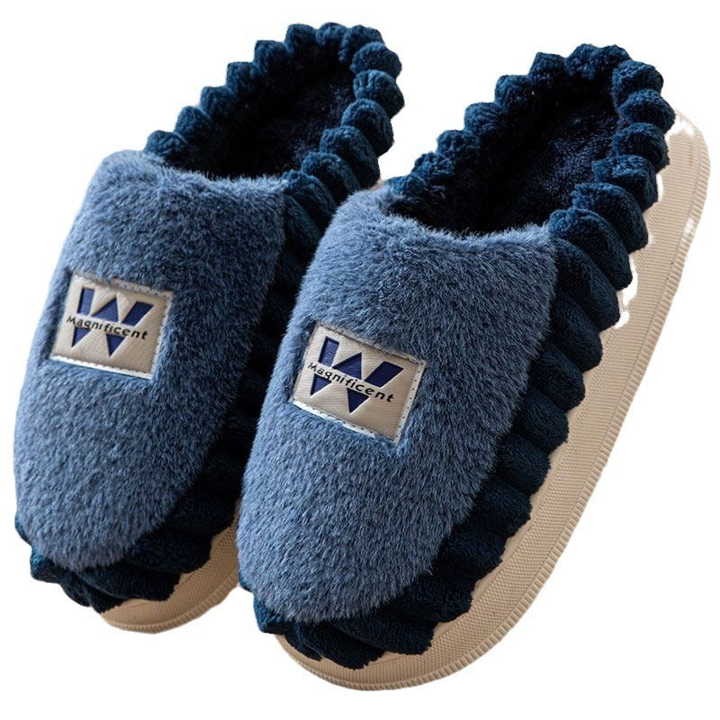 New Fleece-lined Thickened Cotton Slippers GlamzKart