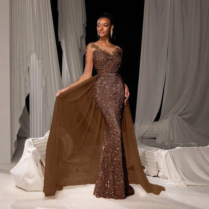 Women's Dance Lace Party Evening Dress GlamzKart