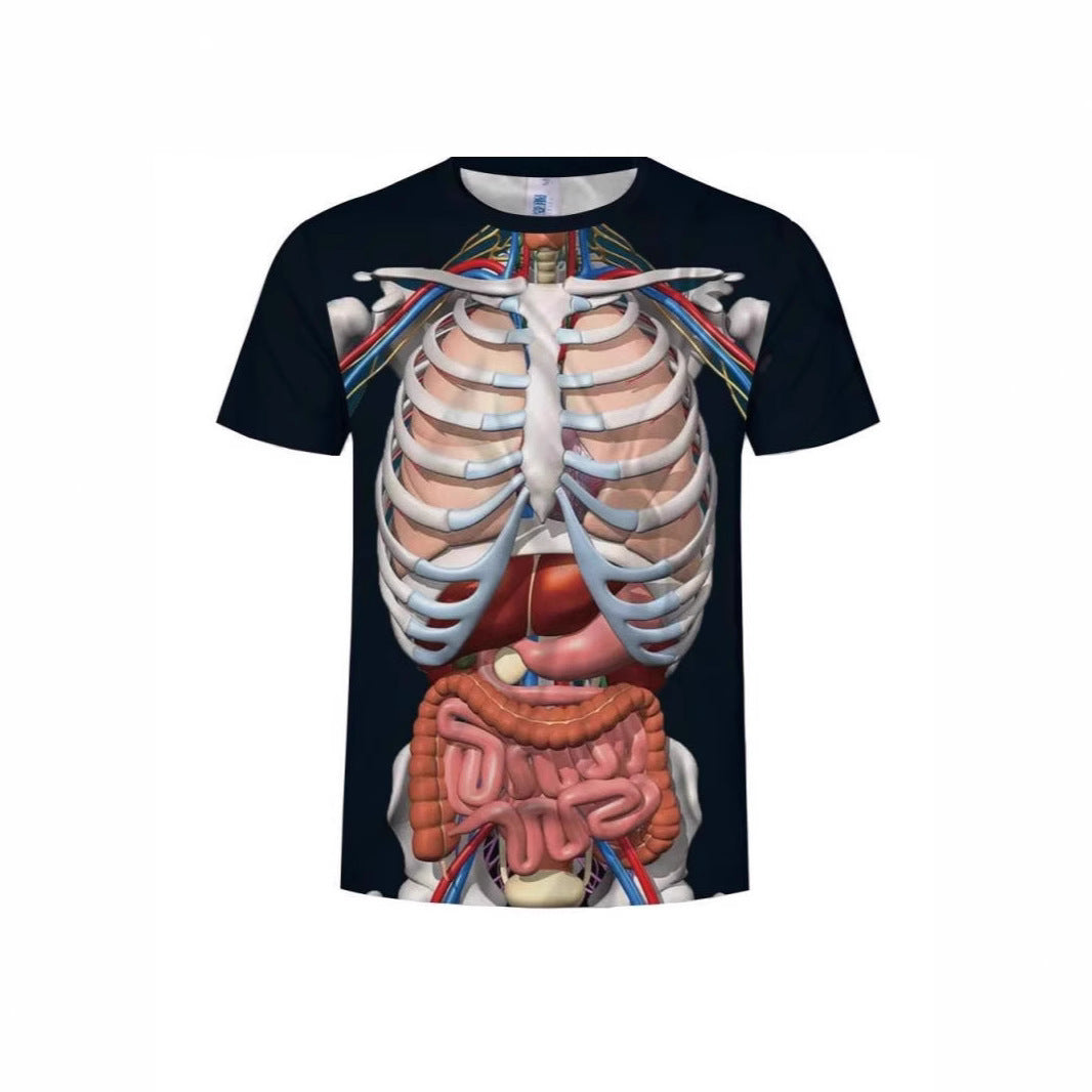 3d Digital Printing Short Sleeve Comfortable T-shirt For Men GlamzKart