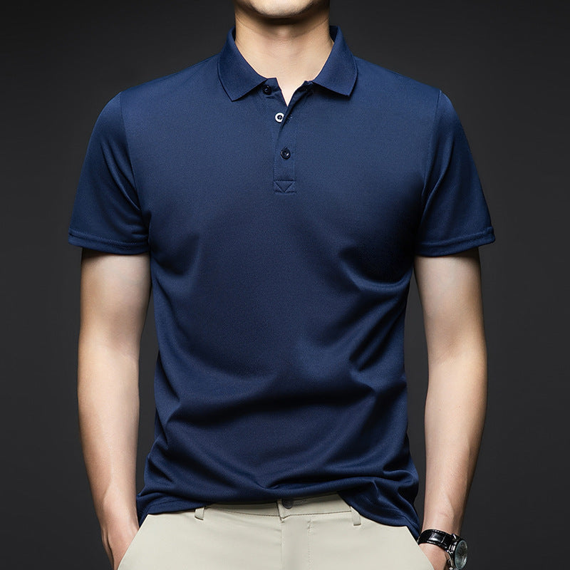 Korean Casual Loose Lapels T-shirt Men GlamzKart