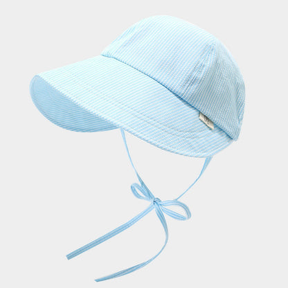 Quick-drying Sun Protection Hat Lightweight Breathable All-matching Sun Hat Light Blue Free Size GlamzKart