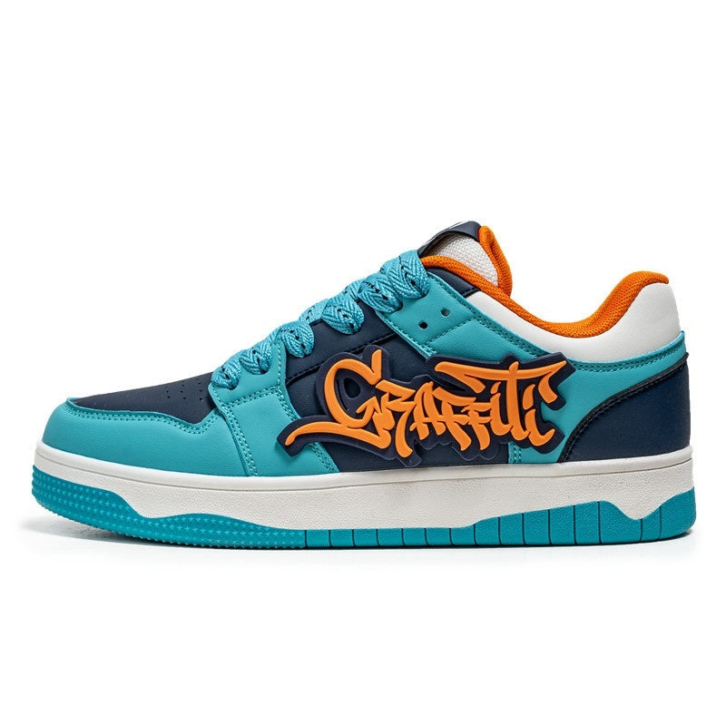 Men's Versatile Sports Thick Soled Wear-resistant Flat Shoes GlamzKart