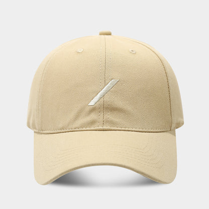 Early Spring Baseball Cap With Big Face And Small Curved Brim Soft Top Khaki Adjustable GlamzKart