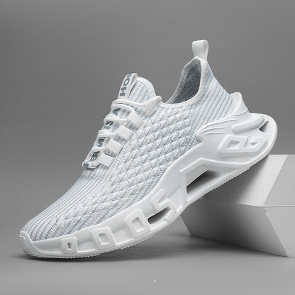 Plus Size Breathable Mesh Surface Popular Leisure Sports Running Blade Men's Shoes GlamzKart