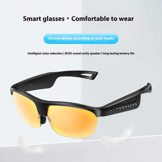 Outdoor Smart Glasses Removable Mirror Call Listening To Music AI GlamzKart
