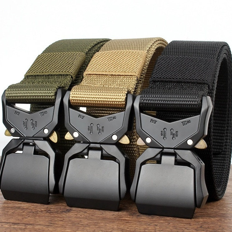 Belt Multifunctional Military Training Outdoor Training Tactics Nylon Pants GlamzKart