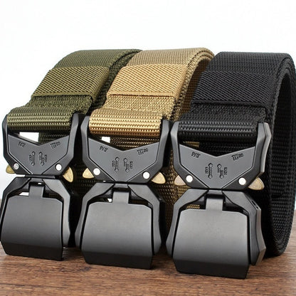 Belt Multifunctional Military Training Outdoor Training Tactics Nylon Pants GlamzKart