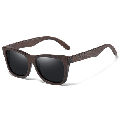 Pattern Leg Spring Hinge Polarized Sun Glasses Gray Sheet GlamzKart