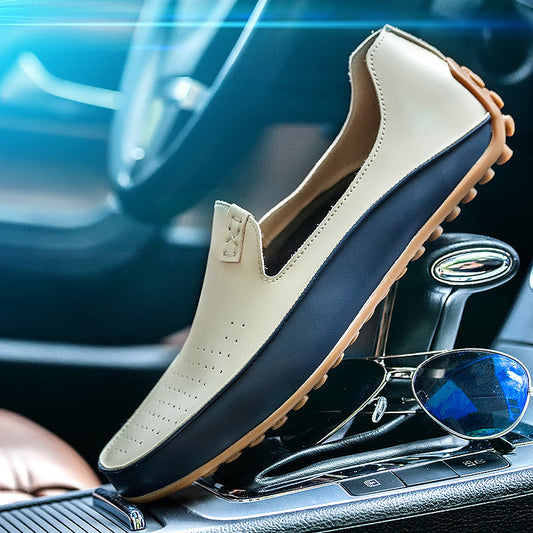 Lightweight Plus Size Korean Gommino Men's Shoes Breathable GlamzKart