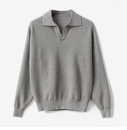 Men's Solid Color Loose Long Sleeves GlamzKart