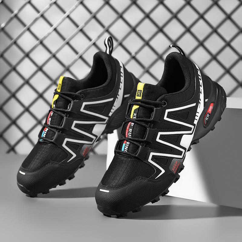 Outdoor Casual Lightweight Men's Breathable Shoes Black GlamzKart