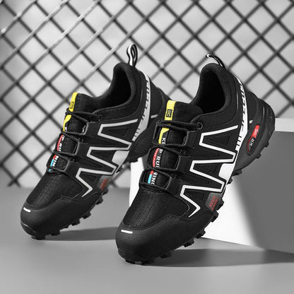 Outdoor Casual Lightweight Men's Breathable Shoes Black GlamzKart