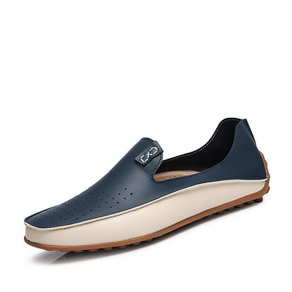 Lightweight Plus Size Korean Gommino Men's Shoes Breathable GlamzKart
