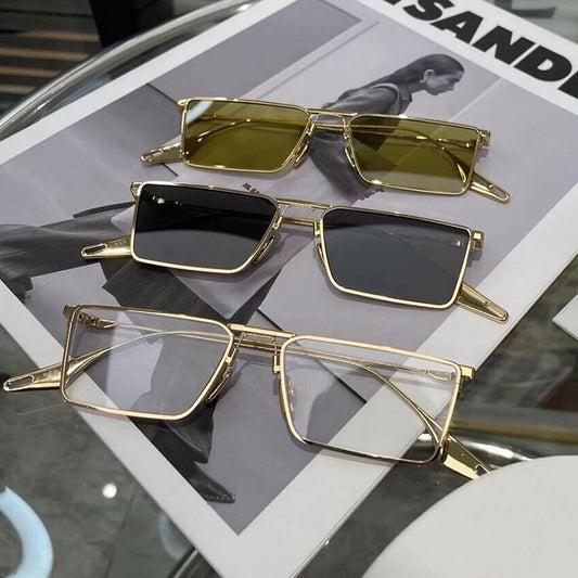 Women's Fashion Metal Frame Sunglasses Small Frame GlamzKart