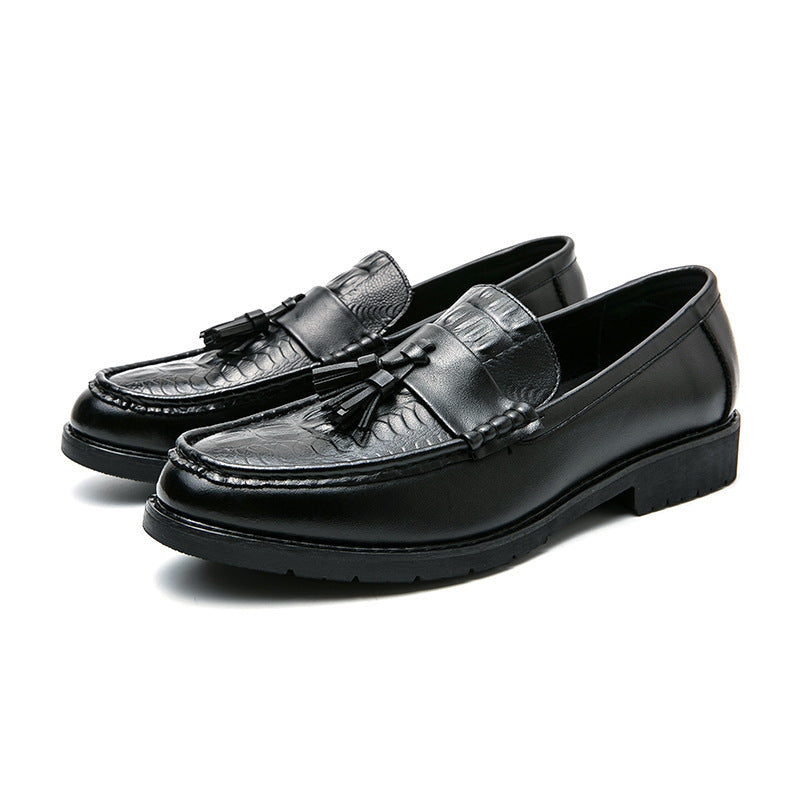 Personalized Tassel Pointed Toe New Fashion Leather Casual Shoes GlamzKart