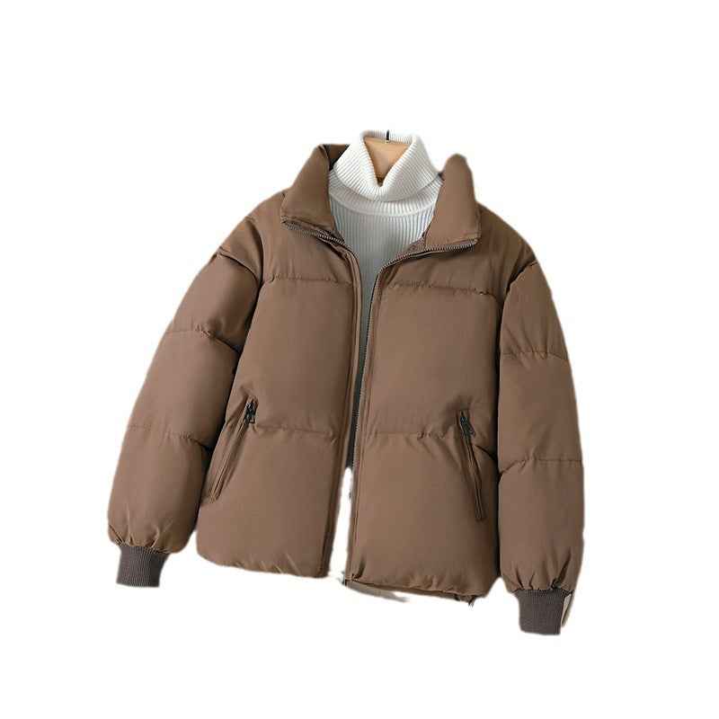 Thickened Cotton Clothing Cotton Coat Women's Korean-style Loose Lapel