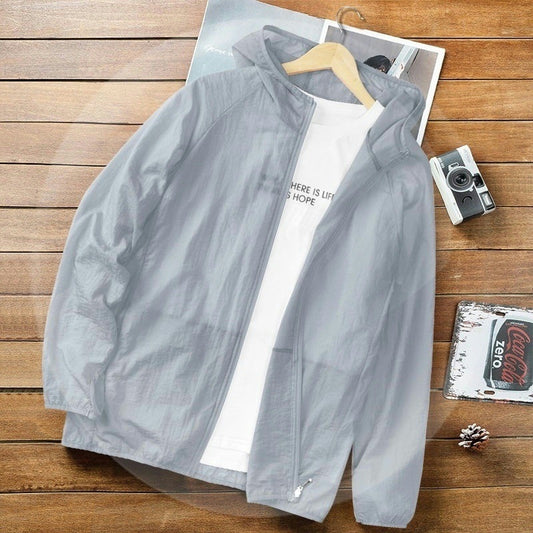 Summer Sun Protection Quick-drying Wind Shield Ice Silk Ultra-thin Sun-protective Clothing GlamzKart